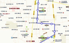 旅游直通車1號線歡迎您乘坐 外地游客持身份證可免費(fèi)乘坐（非漢臺區(qū)游客）縮略圖